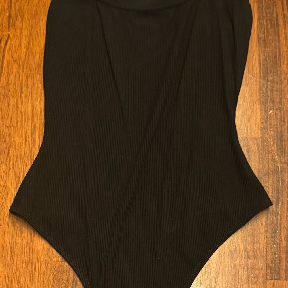 Naked Wardrobe Baby Snatched Racerback Ribbed Bodysuit - Picture 4 of 8